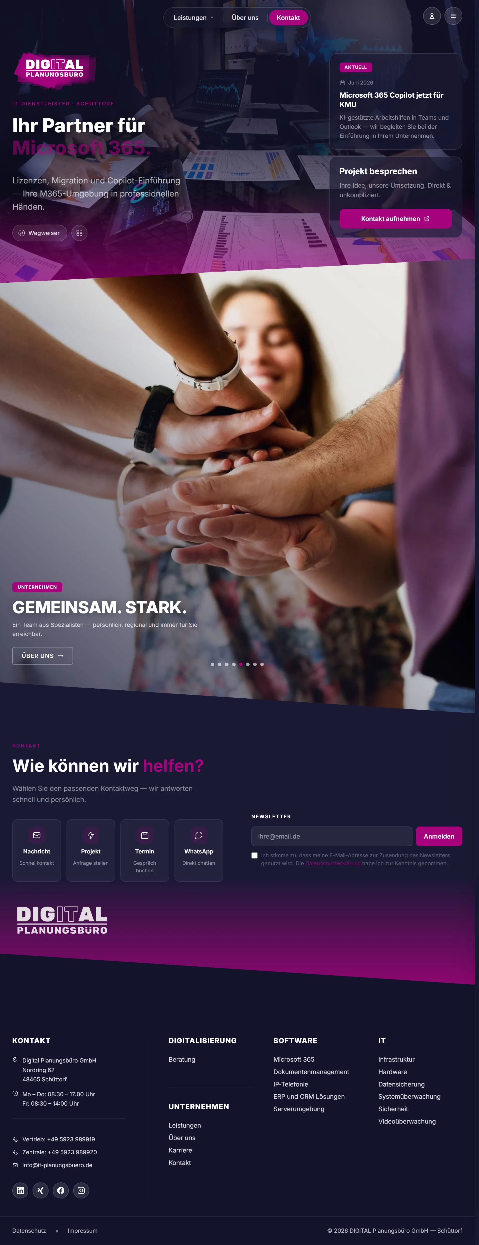 Neues Projekt: Digital Planungsbüro