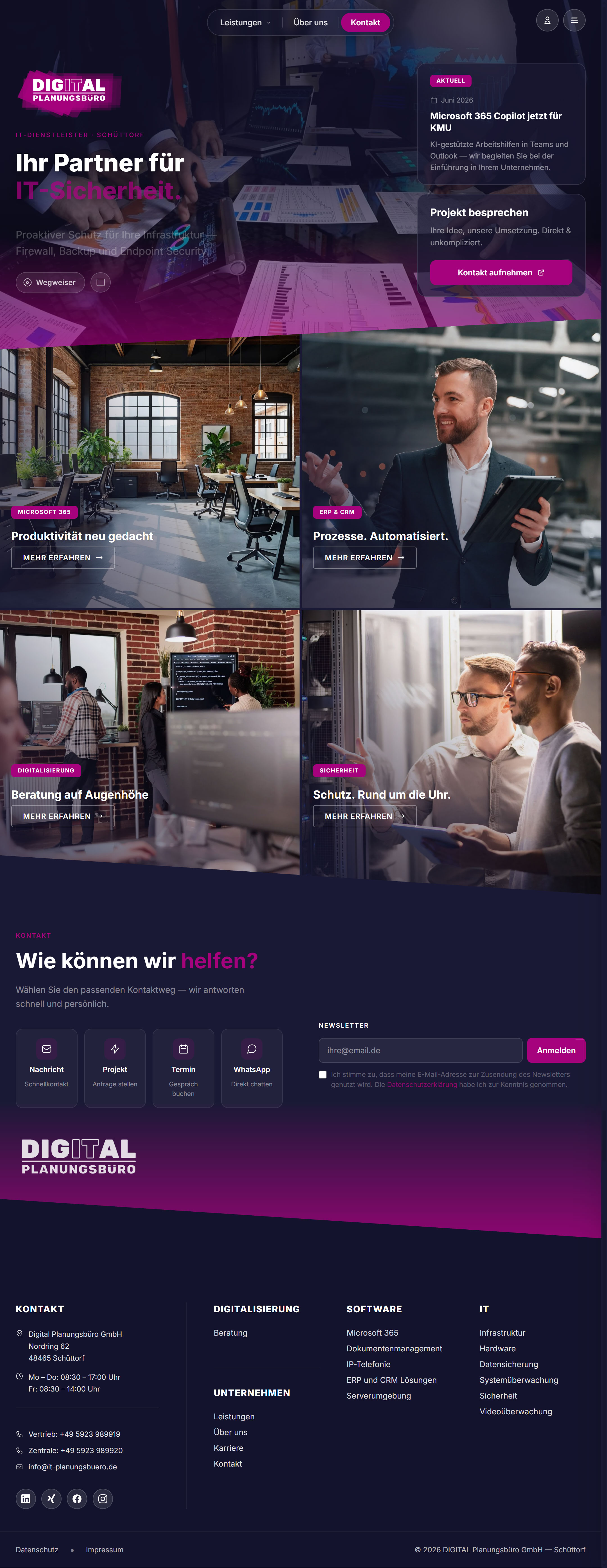 Neues Projekt: Digital Planungsbüro